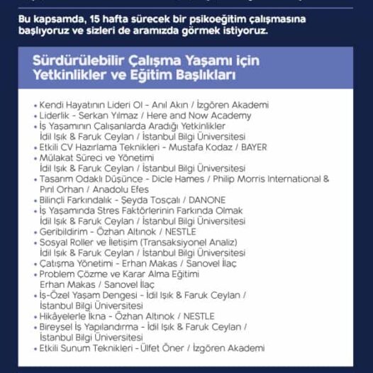 Bilgi Üniversitesi Tbemark iş birliği bipolar